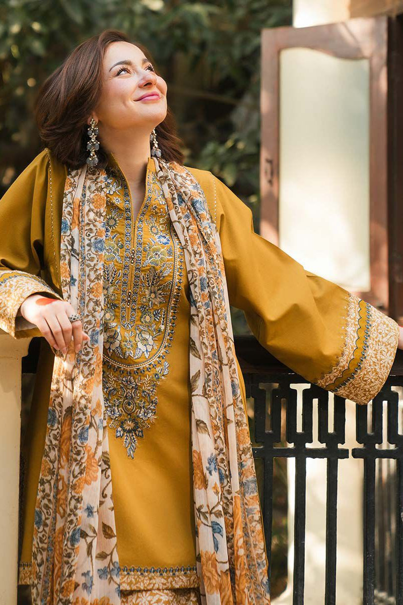 SS-117 Sapphire Embroidery 3PC Dhanak Suit