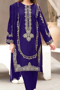 SS-107 Umzay Embroidery 2PC Dhanak Suit