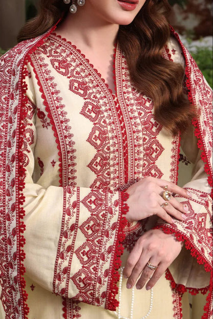 SS-118 Aneelas Embroidery 3PC Dhanak Suit