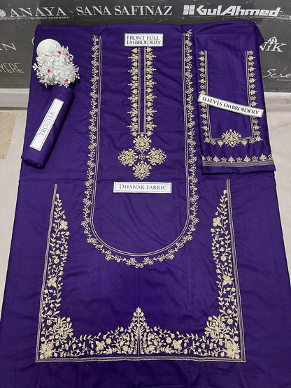 SS-107 Umzay Embroidery 2PC Dhanak Suit
