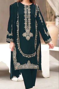 SS-106 Umzay Embroidery 2PC Dhanak Suit