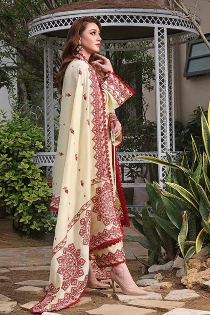 SS-118 Aneelas Embroidery 3PC Dhanak Suit