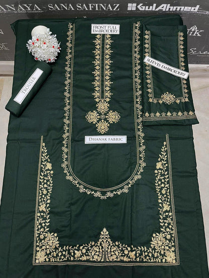 SS-106 Umzay Embroidery 2PC Dhanak Suit