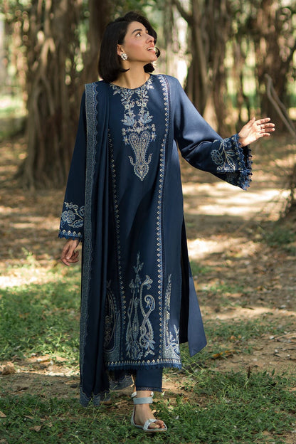 SS-119 Sapphire Embroidery 3PC Dhanak Suit
