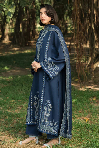 SS-119 Sapphire Embroidery 3PC Dhanak Suit