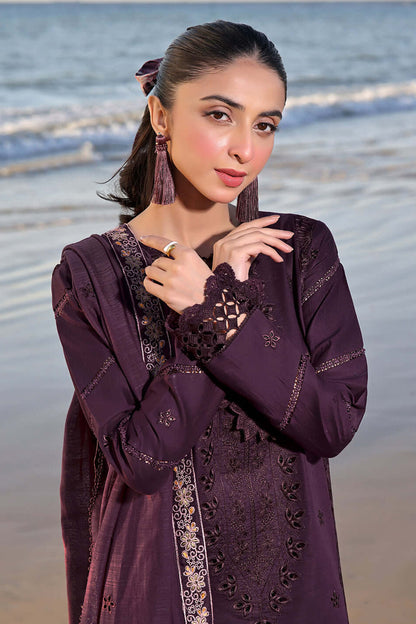 SS-101 Izel Heavy Embroidery 3PC Dhanak Suit