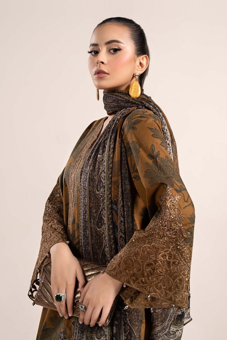 SS-121 Maria B Embroidery 3PC Dhanak Suit