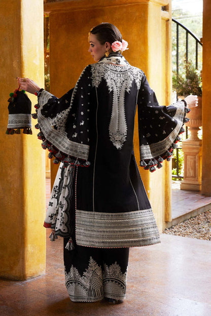 SS-111 Hussain Rehar Heavy Embroidery 3PC Dhanak Suit