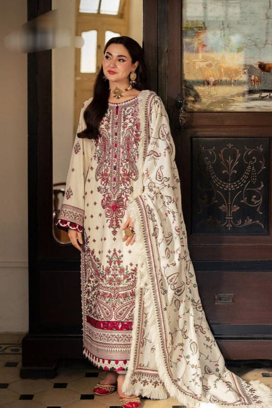 SS-126 Asim Jofa Heavy Embroidery 3PC Dhanak Suit