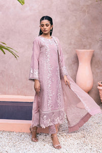 SS-122 Azure Heavy Embroidery 3PC Dhanak Suit