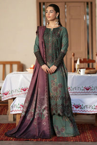 SS-123 Iznik Embroidery 3PC Dhanak Suit