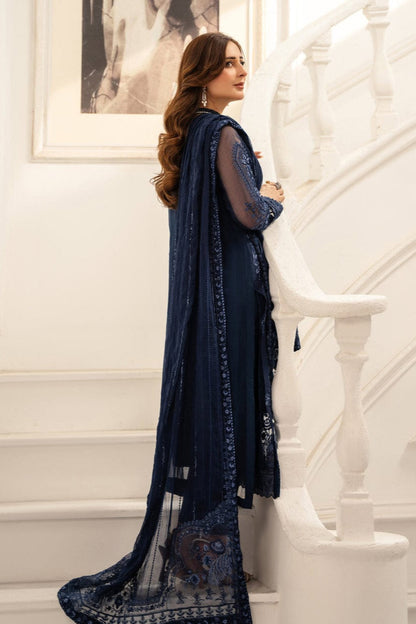 SS-124 Asim Jofa Heavy Embroidery 3PC Dhanak Suit